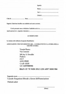 iban associazione