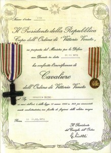 Cavaliere di Vittorio veneto